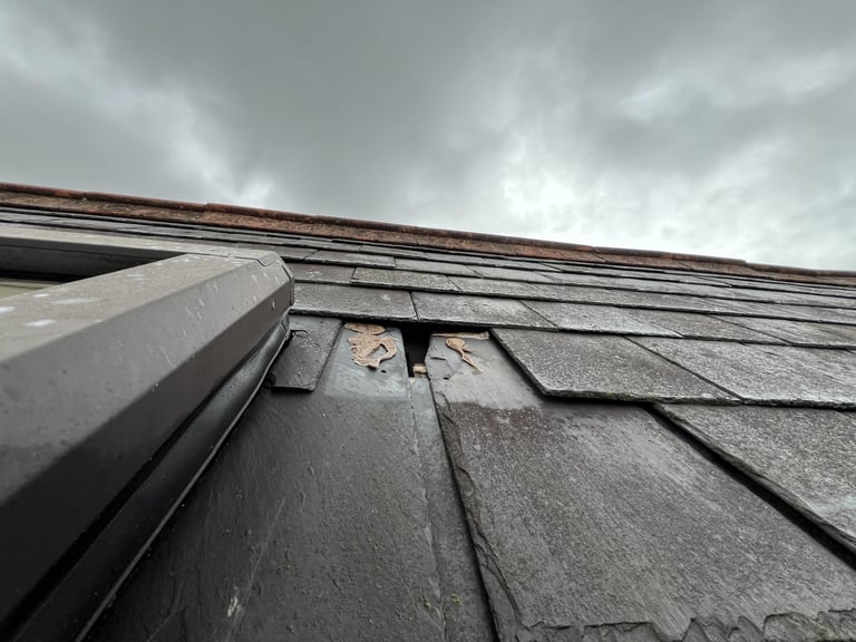 Completed UPVC soffit and fascia installation
